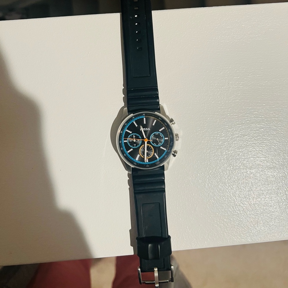 Mens fossil watch sport band